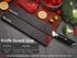WELLSTAR 2 Piece Knife Edge Guards Set, 12 Inch Universal Blade Covers, BPA Free, Non-Scratch Felt Lining
