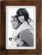 Malden 5x7 Picture Frame - Wide Real Wood Molding with Real Glass - Stonewashed Walnut