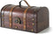 SLPR Wooden Storage Box with Hinged Lid and Handle - Small Decorative Wood Treasure Chest, 11" x 7" x 5.7"