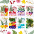 Nuanchu 200 Pcs Dried Pressed Flowers for Crafts, Natural Real Leaves Bulk for DIY Art Jewelry Making