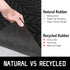 Yimobra Door Mats, Heavy Duty Non-Slip Welcome Mats for Outdoor Entrance, Easy Clean (Black)