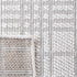 SAFAVIEH Bermuda Collection Runner Rug 2' x 6', Ivory & Light Grey, Non-Shedding, Machine Washable Indoor/Outdoor