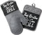 African American Expressions This Brotha Mitt Set | Oven Mitt 7"x13", Pot Holder 7"x9" Silicone Set