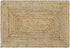 The Home Talk Jute Accent Indoor Rug 2'x3' Eco-Friendly Handcrafted Rustic or Boho Style Floormat