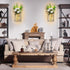 OCTMUSTARD Rustic Wall Decor Mason Jar Sconces Decor with Remote Control Led Lights for Home Farmhouse Bathroom