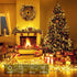 4Pack 160FT 400 8 Upgraded LED Battery Operated Christmas String Lights Outdoor/Indoor, Timer & Modes with Green Wire