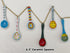 heart & home Ceramic Spoon Set of 6, Colorful Deep Round Soup Spoons, Ceramic Serving Spoons, 6.5'' Inches