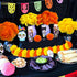 Marigold Flower Heads 50Pcs, Mexican Artificial Flowers for Day of The Dead Diwali Home DIY Garland Craft Decoration
