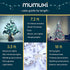 16 Pack 10ft MUMUXI Battery Operated of Copper Wire LED Fairy Lights, Cool White, Easy to Shape, Waterproof
