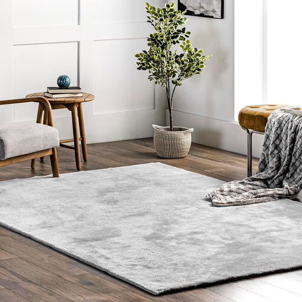 nuLOOM 2' x 3' Cozy Plush SuperiorWash Area Rug, Machine Washable, Non-Slip,