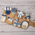 Set 6 3D Baby Shower Cookie Cutter Piece Stampers Molds DIY Fondant Decorating for Kids' Birthday Party Kitchen Tools