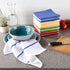 Kitchen Dish Set of 16 - 100% Cotton Wash Cloths, Waffle Weave in 4 Colors for Cleaning by BH