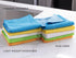 12 12 10 Pack S&T INC. Dish Cleaning Cloths with Poly Scour Side, Microfiber Cleaning Cloths, Assorted, In. x In.