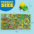 12 Set 3+, JOYIN Carpet Playmat w/ Cars Pull-Back Vehicle for Kids Age Jumbo Play Room Rug, City Pretending Play