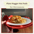 Kitchen Plate Hugger for Microwave, 2 Pack Hot Pads for Bowls and Plates, Food Huggers for Microwave Use