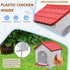 Nesting Boxes for Chicken, Plastic Single Compartment Chicken Nesting Box for Laying Eggs for Hens, Ducks and Poultry