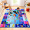 Baby Play Mat for Floor, 4x5 FT Non-Slip Nursery ABC Rug, Extra