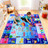 Baby Play Mat for Floor, 4x5 FT Non-Slip Nursery ABC Rug, Extra