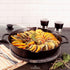 Cast Iron Skillet Set, 8"+10"+12" Frying Pans with Glass Lids and Silicone Handle Holder Covers