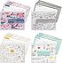 Better Kitchen Products 24 Pocket Mini Recipe Card Books with 100 4 x 6 Recipe Cards, 4 Pack with Assorted Designs