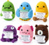 JOYIN 6 Pcs Crochet Positive Animals with Positive Messages, Emotional Support Stuffed