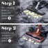 5x8 ONASAR Rugs for Living Room Bedroom, Fluffy Tie-Dyed Dark Grey Bedside Area Rug, Soft Plush Shaggy Floor Carpet