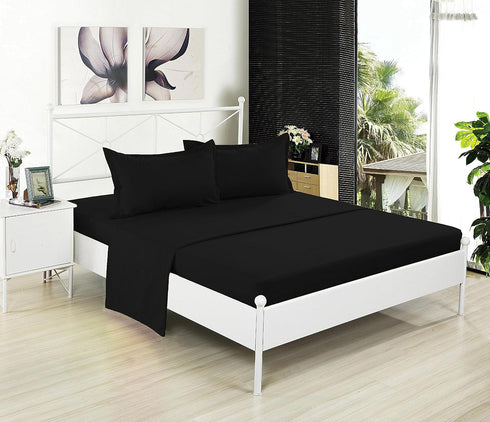 Set 100% Twin XL Sheet - Knit Jersey Cotton Breathable & Cooling Sheets - Dorm Room, Hospital & Split King Bed Sheets
