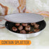 Set of 3 Classic 13" Splatter Screens, Stainless Steel Fine Mesh with Comfort Grip Handles for Safe Cooking Splash