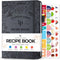 Legend Recipe Book – Blank Family Cookbook to Write In Your Own Recipes – Hardcover, A5, 58 Recipes (Mystic Gray)