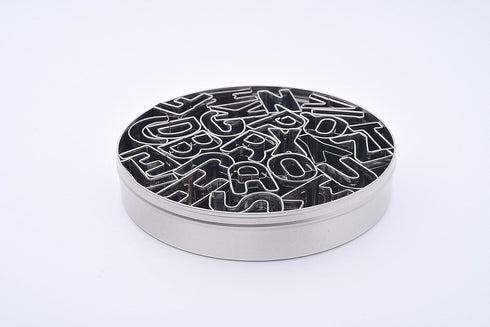 SurgeHai 26-Piece Small Alphabet Cutters Set (A - Z), Stainless Steel Decorating Tools