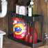 Simple Houseware 2-Tier Under Sink Organizer Storage Tray with Hooks, Black by Simple Houseware