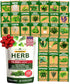 HOME GROWN 30 Herb Seeds for Planting 10,900+ Non-GMO Heirloom Seeds |