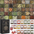 Tikem Kitch HNSHAG 60 PCS Witchcraft Herbs Set,Bulk Dried Flowers for Witch Candles Spells,Wiccan