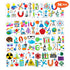 96PCS Funny Science Temporary Tattoos, Mad Scientist Laboratory Birthday Party Decorations, Math Chemistry Experiment