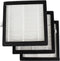 HQRP 3-Pack HEPA Filters for Afloia (AQ8/Q8), Honati, Hysure Q7, Tenergy Sorbi 2-in-1 Air Purifier