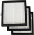HQRP 3-Pack HEPA Filters for Afloia (AQ8/Q8), Honati, Hysure Q7, Tenergy Sorbi 2-in-1 Air Purifier