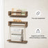TidyCorner Upgraded Thick Floating Shelves, Solid Wood Bookshelf for Wall, Floating Book Shelves Use as Wall Shelves