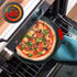 NutriChef 2-Piece Nonstick Pizza Tray, 13-Inch Round Carbon Steel Baking Pan with Perforated Holes, Dishwasher Safe