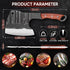 Dream Reach Heavy Duty Meat Bone Cleaver Knife, Handmade Butcher Knife with Sheath, Hand Forged Full Tang Chopper for