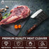 Dream Reach Heavy Duty Meat Bone Cleaver Knife, Handmade Butcher Knife with Sheath, Hand Forged Full Tang Chopper for