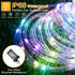 66FT 200 16 Ollny Rope Lights Outdoor Color Changing, LED Waterproof Plug in Christmas Lights with Remote, Colors