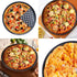 Pizza Steel Pan for Oven, 12 Inch Nonstick Round Pizza Baking Sheet, Perforated Carbon Steel Pizza Bakeware