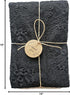Insparkle Living 16 72 Inches Black Lace Table Runner x - Embroidered Doilies for End Table, Coffee Table, Buffet