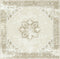 SAFAVIEH Washable Rug Tucson Collection - 3' Square, Sage & Ivory, Slip