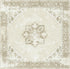 SAFAVIEH Washable Rug Tucson Collection - 3' Square, Sage & Ivory, Slip