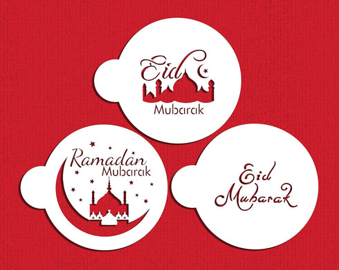 Eid Mubarak Cookie Stencil Set by Designer Stencils
