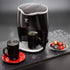Moss & Stone Mini Drip Coffee Maker with 5 oz Mugs, Small Coffee Pot with 2 Coffee Cups