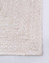 Unique Loom Braided Chindi Collection Area Rug - Layer, Ivory/Beige (2' x 3' 1" Rectangle)