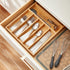 Amazon Basics 20-Piece Stainless Steel Flatware Set with Square Edge, Service for 4