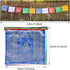 ZenBless Tibetan Prayer Flags Set, 10 Flags, 13.7"x13.4", Buddhist Flag Blessed by Tibetan Monks for Outdoor Garden